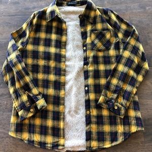 Trendy Sherpa lined Flannel